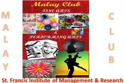 Malay Club  “Creative Christmas Tree Making and Decoration Competition”